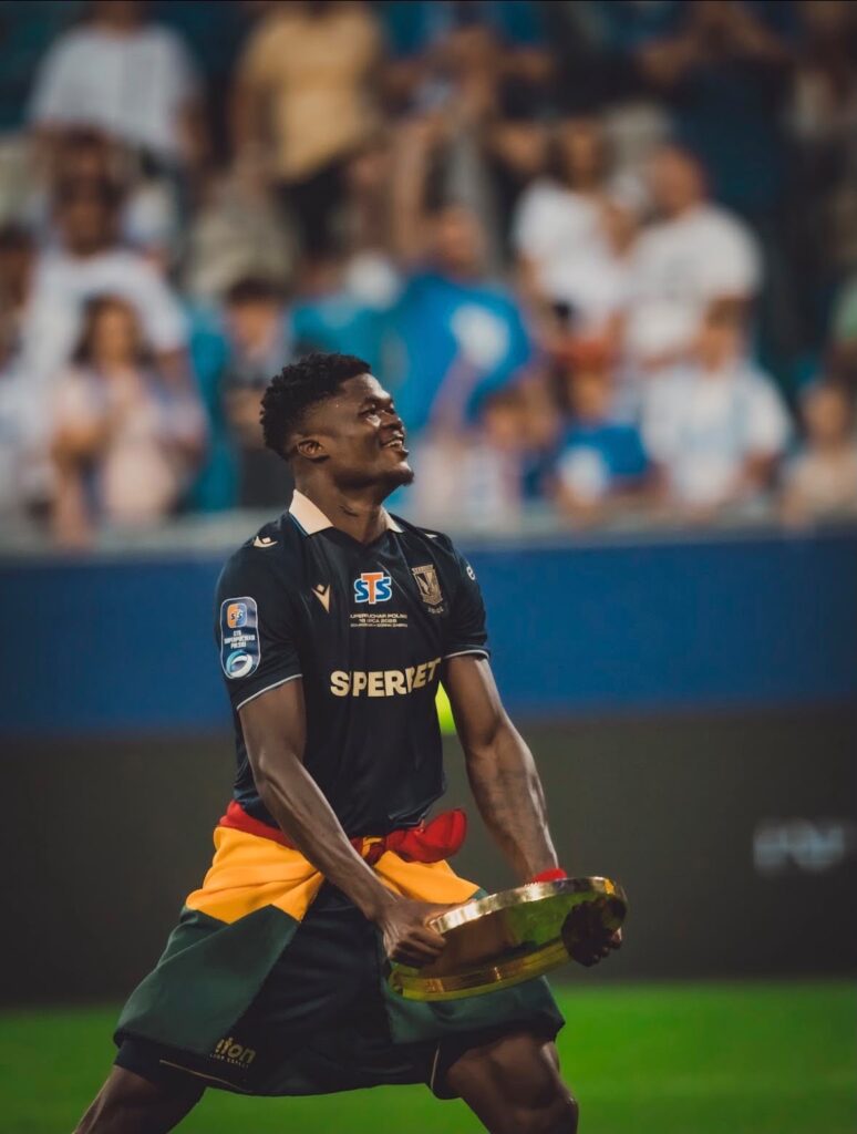 Terry Yegbe helps Lech Poznan to Polish Super Cup win 