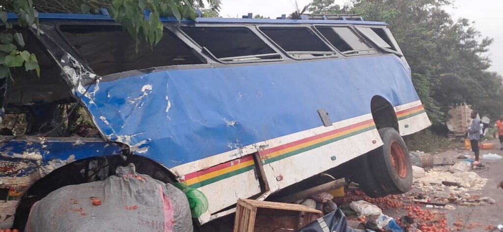 Dozens feared dead in three-vehicle crash near Konongo on Kumasi-Accra Highway