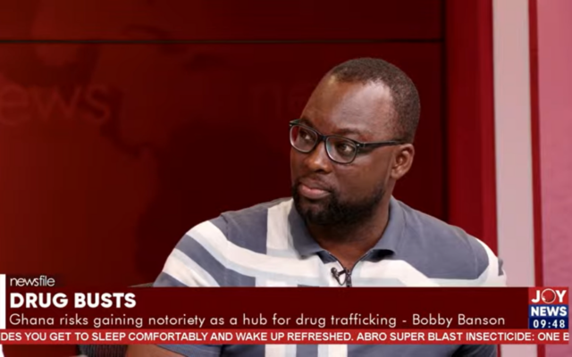 Ghana risks gaining notoriety as drug trafficking hub – Bobby Banson
