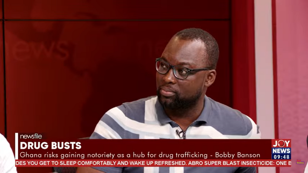 Ghana risks gaining notoriety as drug trafficking hub – Bobby Banson
