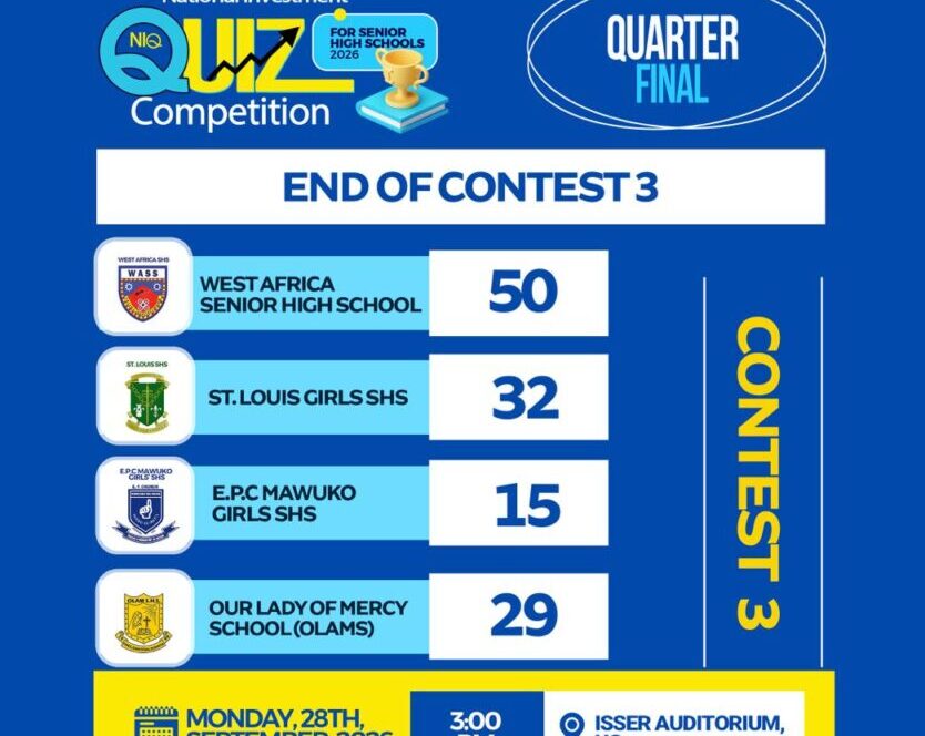 National Investment Quiz: West Africa SHS, St. Louis SHS advance to semi finals