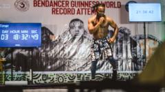 Nigerian attempts to break world record by dancing non stop for seven days
