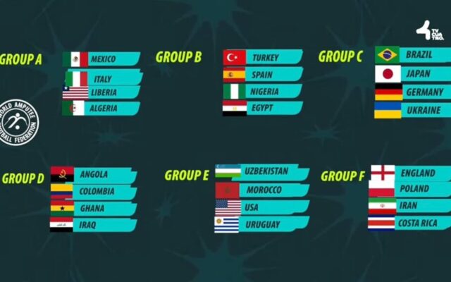 Ghana handed tricky draw at 2026 Amputee World Cup