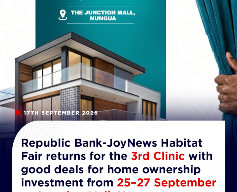 Your next home could be here: 3rd JoyNews Republic Bank Habitat Clinic opens at Junction Mall today