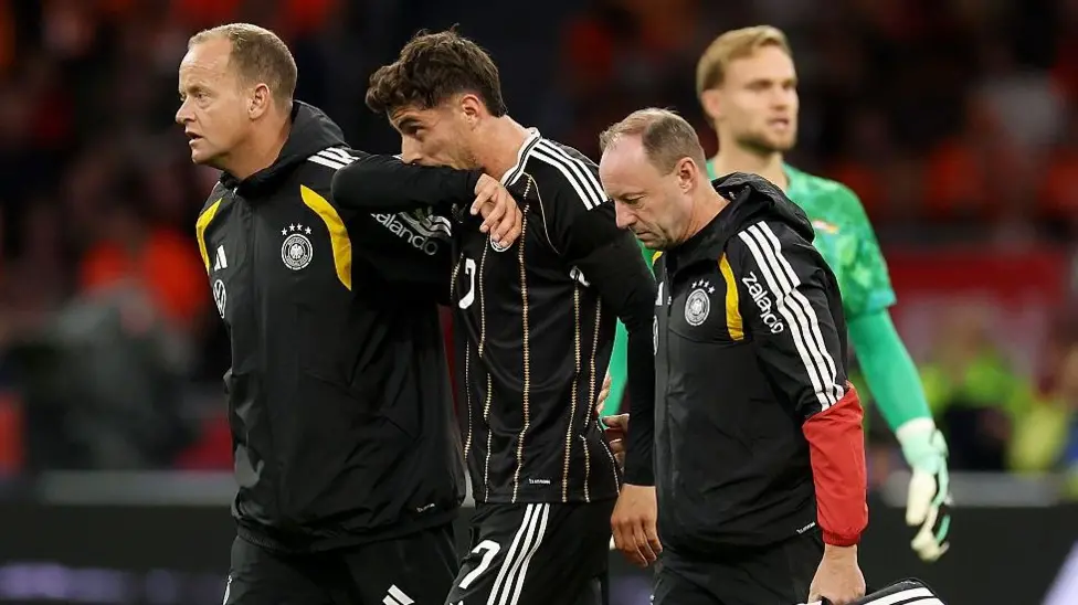 Havertz and Brobbey injured as Netherlands drew with Germany