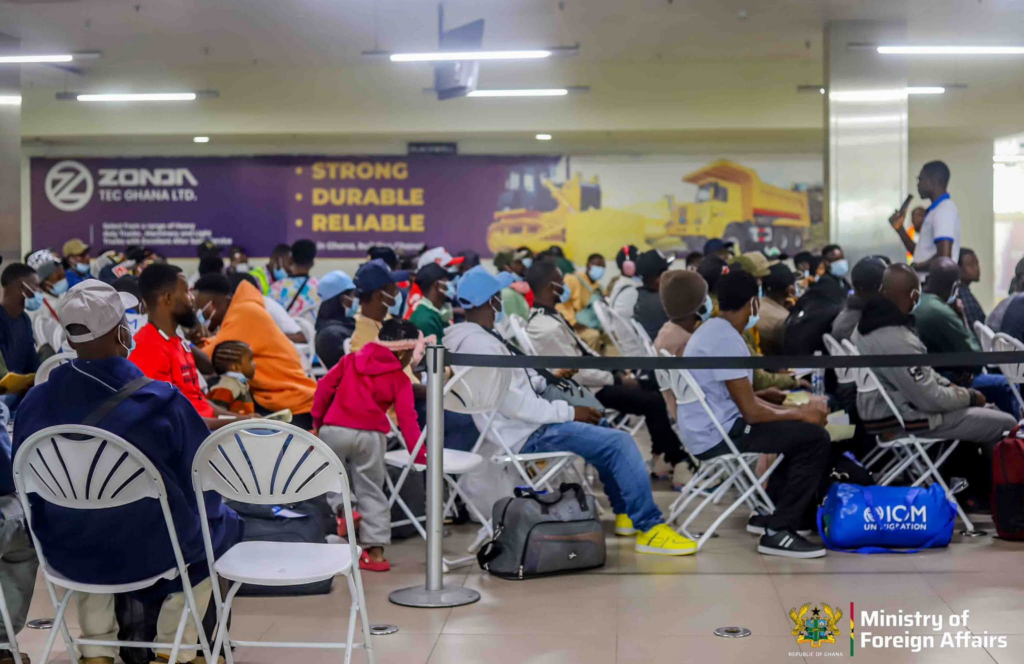 Government repatriates 180 Ghanaians from Libya