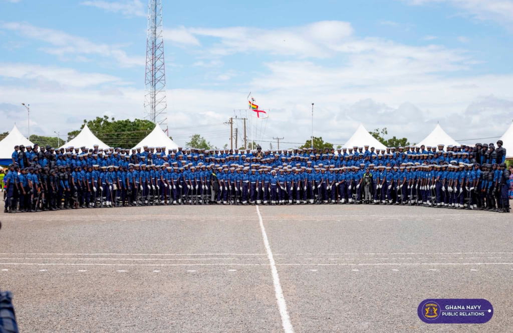 346 Ghana Navy recruits pass out after 26 weeks of intensive training