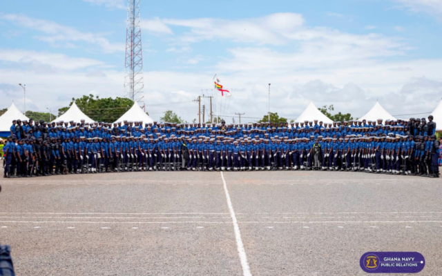346 Ghana Navy recruits pass out after 26 weeks of intensive training