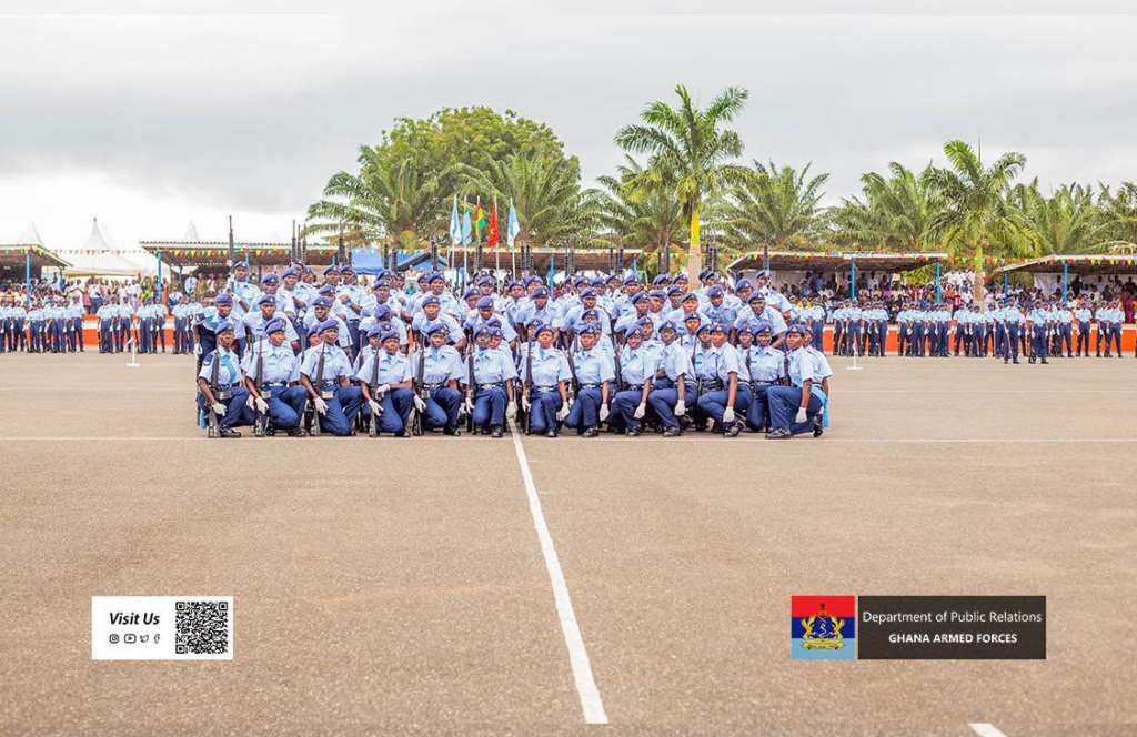 Ghana Air Force passes out 293 recruits after six months of intensive training