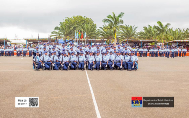 Ghana Air Force passes out 293 recruits after six months of intensive training