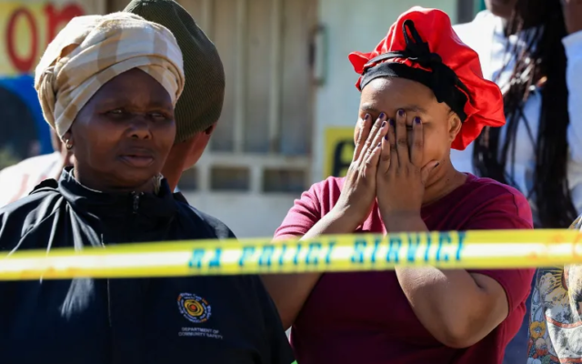 At least 27 people killed in two shootings in South African township