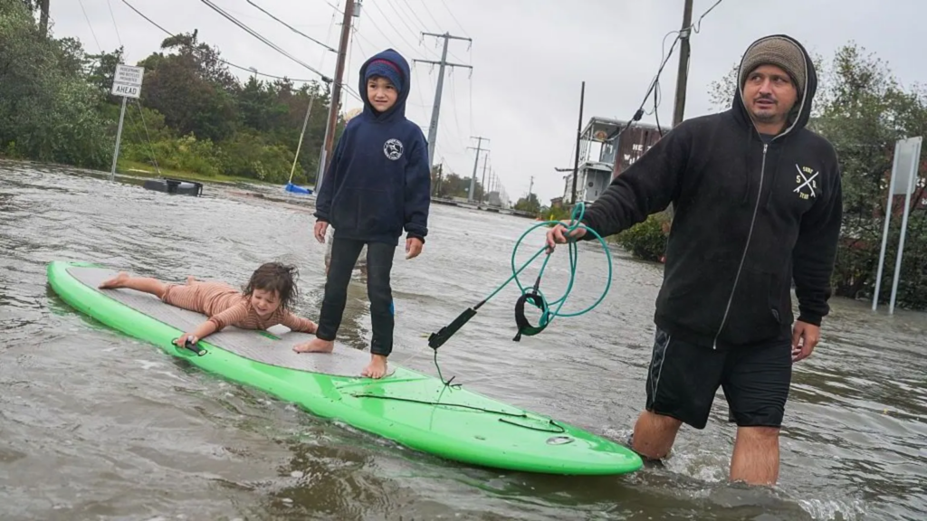 Nor’easter brings flooding as New York and New Jersey declare emergency