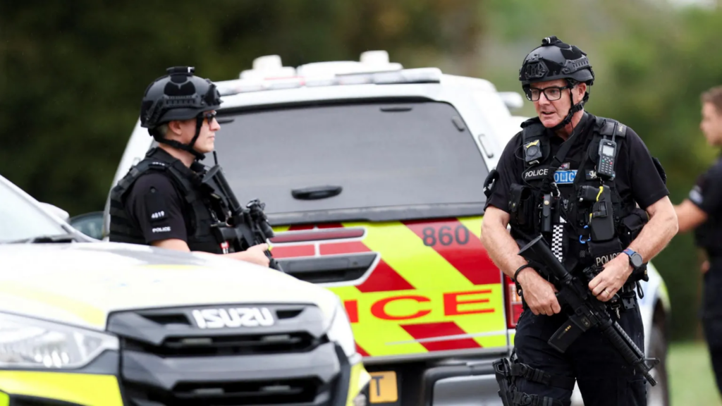 Five arrested as counter terror police investigate major incident near RAF Fairford
