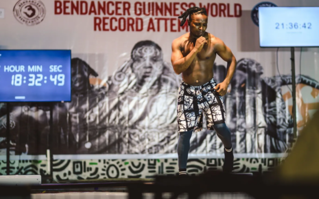 Nigeria’s Ben Dancer completes 168 hour dance marathon, awaits Guinness verdict