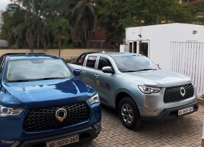 Bekwai MP takes delivery of two pickups to strengthen constituency office operations