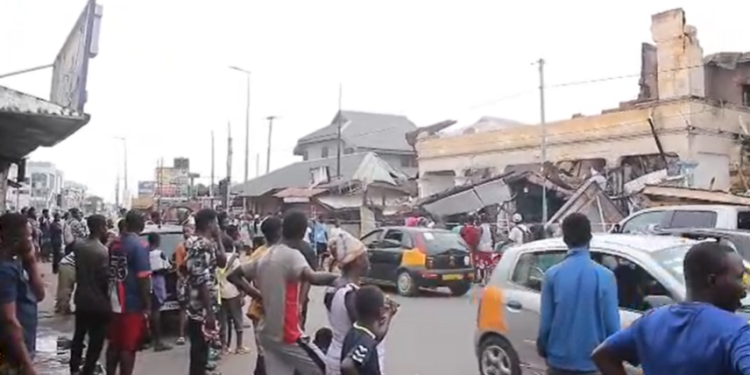 REGSEC orders immediate demolition of fire ravaged building at Koforidua Jackson Park