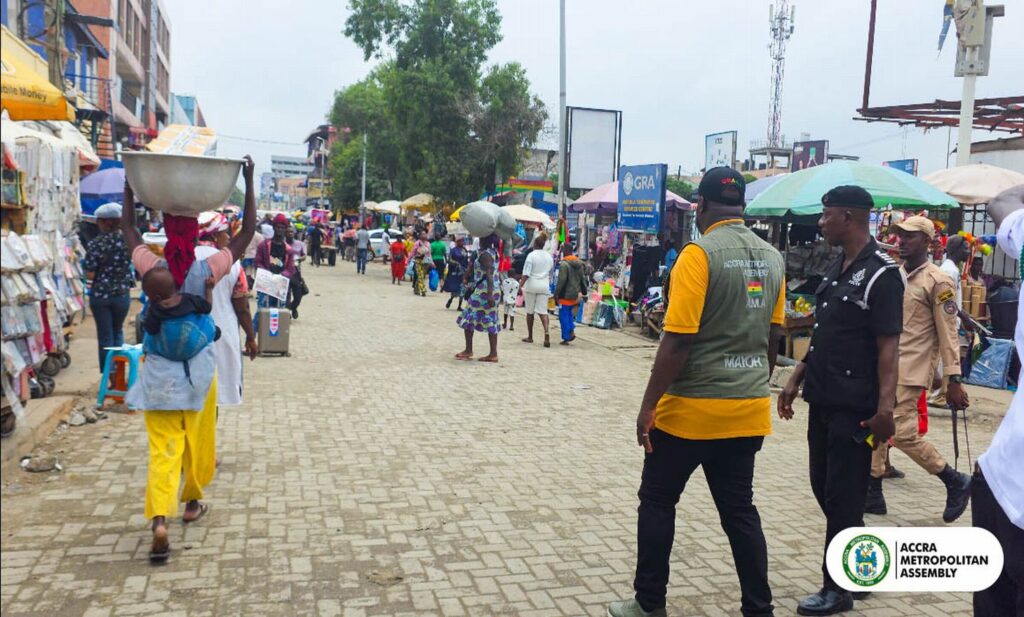 AMA completes road repairs on Kwame Nkrumah Avenue