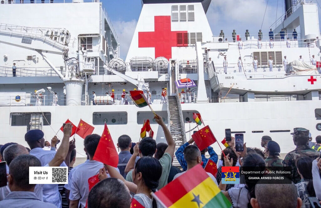 Chinese hospital ship concludes seven day medical mission in Ghana, treating 5,909 people