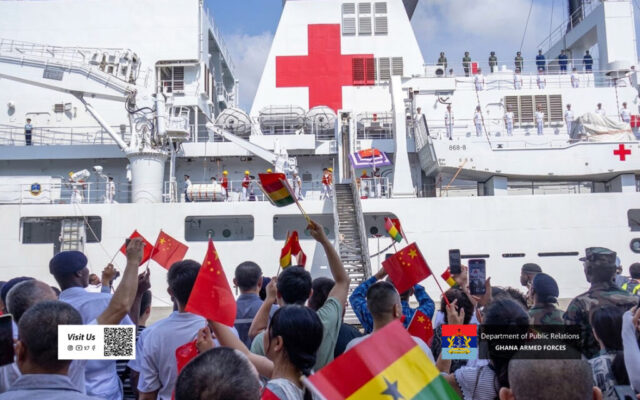 Chinese hospital ship concludes seven day medical mission in Ghana, treating 5,909 people
