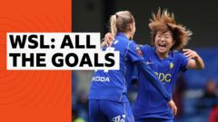 All the goals from the Women's Super League – matchweek six