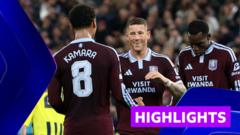 Villa rewrite the record books as they hit Fenerbahce for six