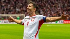 Lewandowski, 38, hits hat trick in 6 0 Poland win