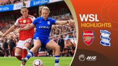 Arsenal held at home by Birmingham