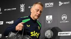 Republic of Ireland news conference ends abruptly amid accusations