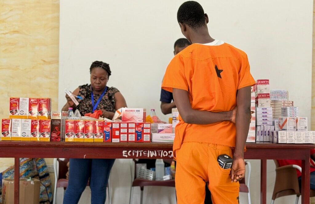 Theovision provides free healthcare to 2,500 rural residents and Ejura prison inmates