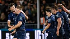 Edinburgh top URC after bonus point win over Zebre