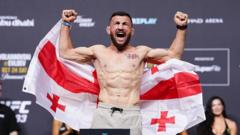 Dvalishvili gains 19lb in five hours before title fight