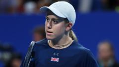 GB's Kartal wins on WTA return after six months out