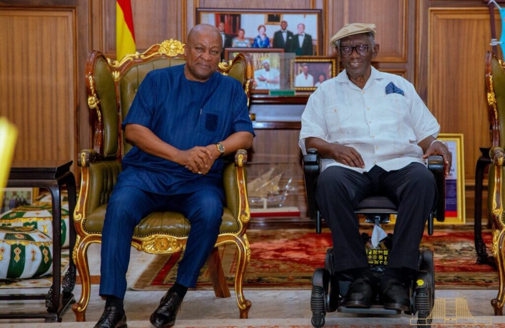 Mahama visits Kufuor to discuss national, global affairs