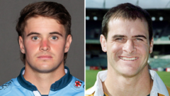Australia call up Teddy Wilson – son of World Cup winner David
