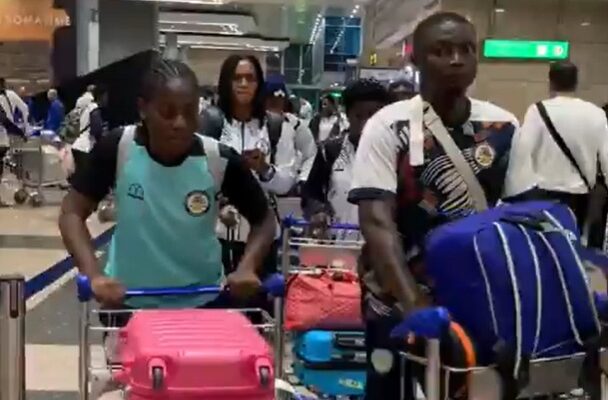 Ampem Darkoa Ladies arrive in Egypt ahead of final replay against Edo Queens