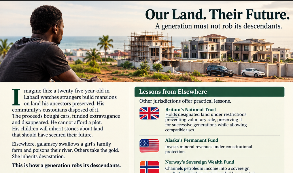 Ghana needs TRUST laws to stop the theft of its Children’s Inheritance