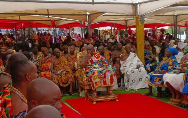 Mahama reaffirms commitment to Volta development at Asogli Te Za