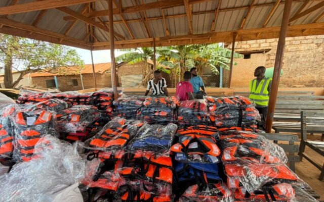 GMA donates 300 life jackets to boat operators, fishers in Dambai