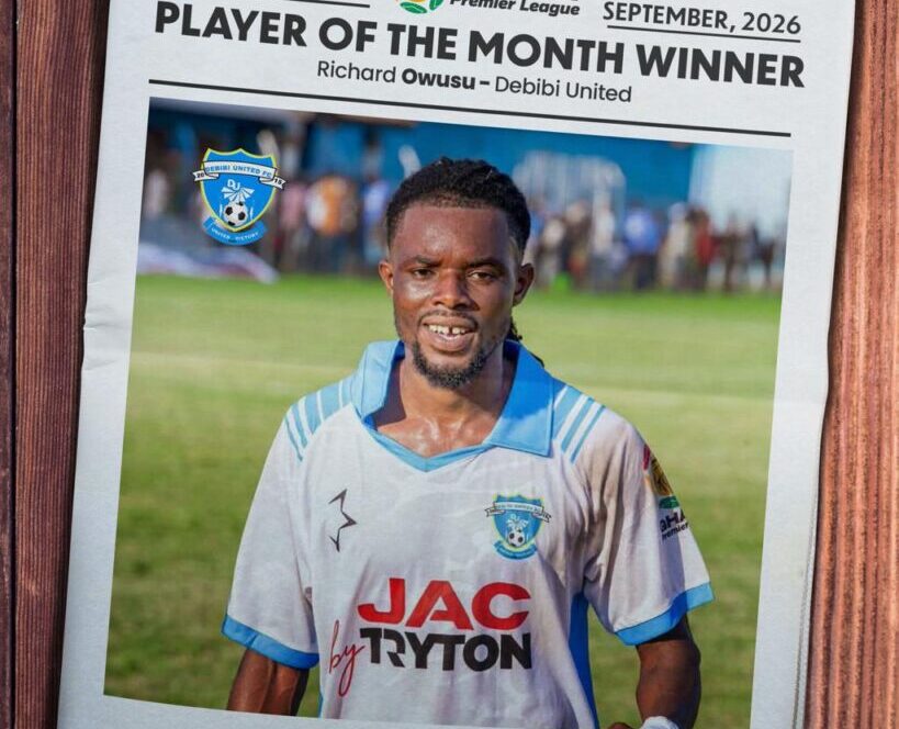Richard Owusu of Debibi United named NASCO September player of the month