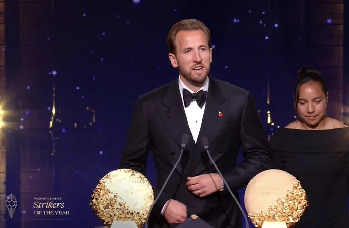 Ballon d’Or 2026: Harry Kane wins 2026 Men’s Striker of the Year award