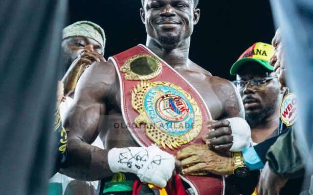Freezy Mɑcbones wins WBO Africɑ Light Heɑvyweight title in Lɑgos, Nigeria
