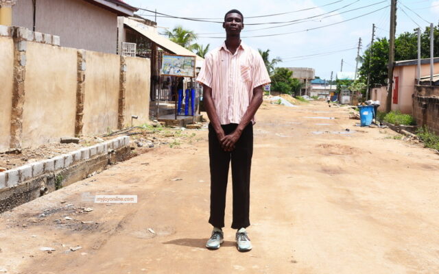 The 7 foot giant of Ngleshie Amanfro: Seven foot Ghanaian Ephraim Saawa dreams of joining the national basketball team