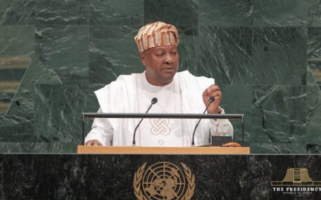 Mahama outlines Ghana’s strategy to expand healthcare and produce medicines locally