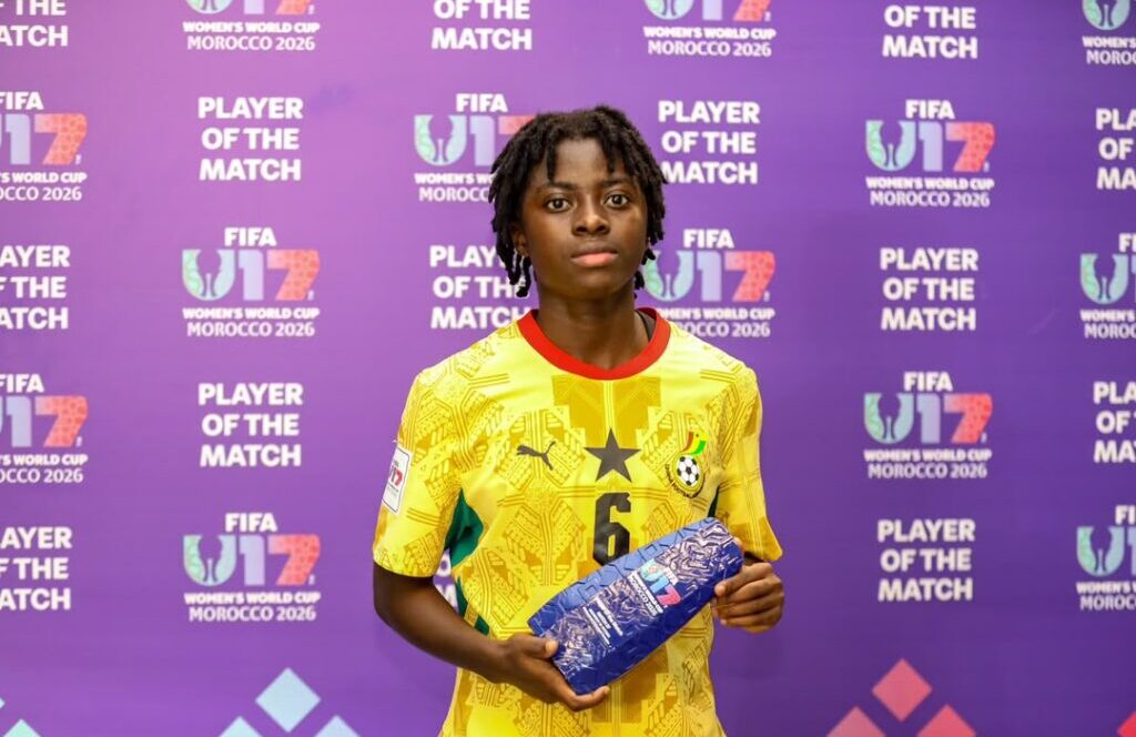 2026 U17 WWC: Jessica Appiah wins second Player of the Match award after victory over Argentina