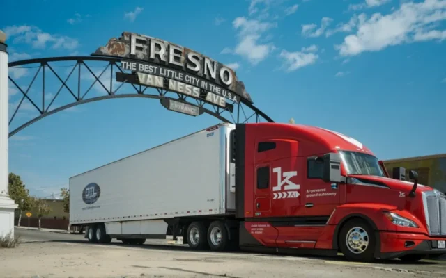 Kodiak lands first commercial deal to supply driverless trucks for public highways