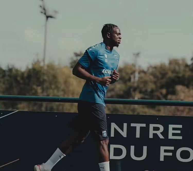 Ghana defender Marvin Senaya begins training ahead of comeback