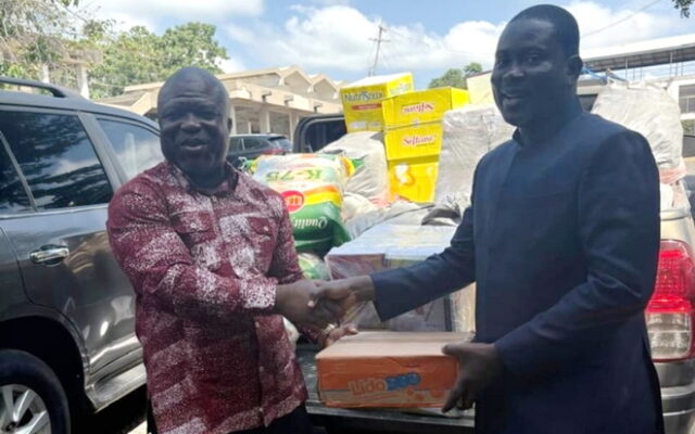 Maxwell Klu turns birthday into relief mission for Hohoe flood victims
