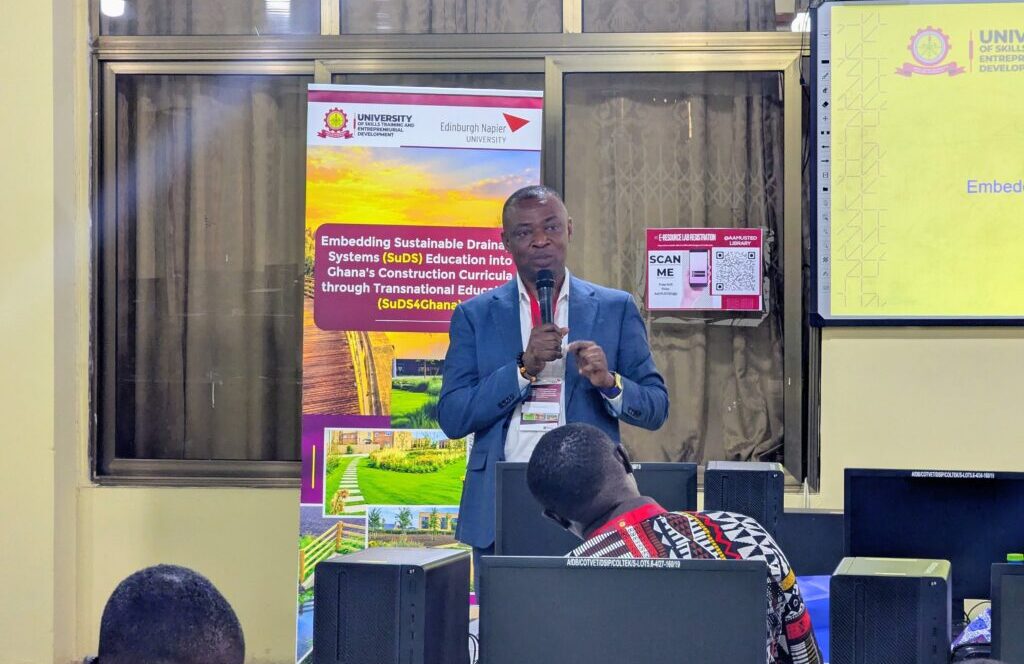 USTED professor calls for Ghana backed research into locally suited drainage solutions