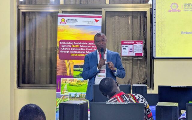 USTED professor calls for Ghana backed research into locally suited drainage solutions