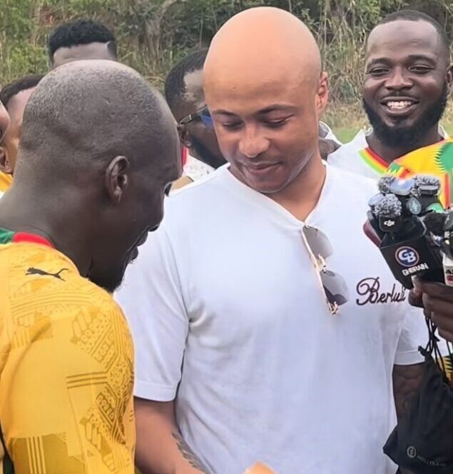 Andre Ayew donates to Black Challenge ahead of World Cup